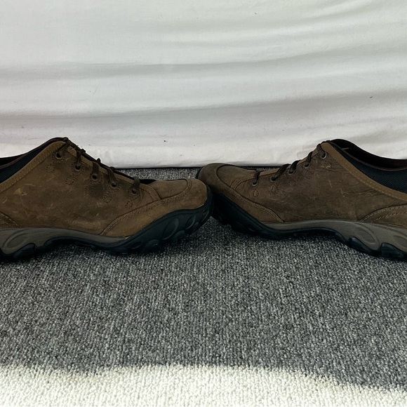 Merrell Quartz Women’s 7 Brown Leather Hiking Shoes Vibram OrthoLite Comfort - Picture 7 of 11